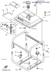 Трубка топливная (7CA-F4311-00-00)