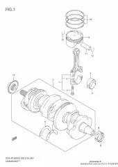 Piston gsx-r1000/k5- (12111-41G00-0F0)
