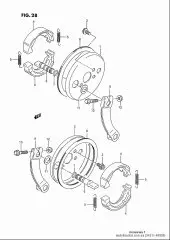 Plate,front brake an (54511-40B00-000)