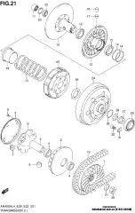 Plate,movble drive a (21431-05H00-000)