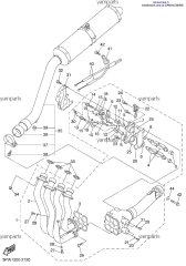 Прокладка Приёмной Трубы :: GASKET, EXHAUST PIPE (5PW-14623-00-00)