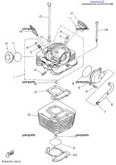 Прокладка Цилиндра :: GASKET, CYLINDER (3FA-11351-10-00)