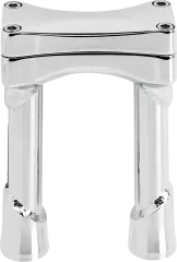 Проставки для підняття керма BILTWELL Murdock O/S 6413-105-06, Срібний