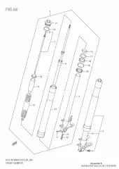Rod, damper gsx-r600 (52110-01H00-000)