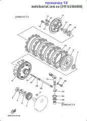 Уплотнение толкателя (3YX-1635A-00-00)
