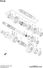 Shaft,sub t/m outp l (29121-38F60-000)