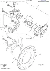 Пластина колодки (1B7-25828-00-00)