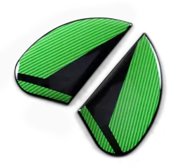 Змінні бічні пластини до шолому ICON Airform, Чорний/Зелений