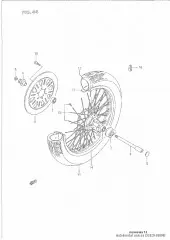 Spoke set,front whee (55320-38B00-000)