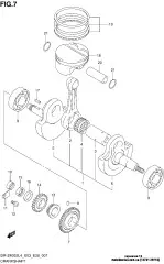 Sprocket dr-z400e&dr (12731-29F10-000)