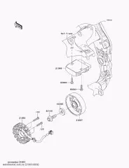 Статор ZX1000D6F (210030054)