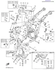 Крепление заднее (2J2-21317-01-00)