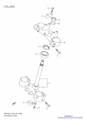 Stem, steering rm125 (51410-36F20-000)