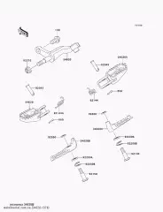 Підніжка,RR,LH KLX250-E1 (340281376)