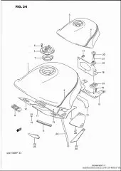 Tank comp,fuel (44110-48B61-YD8)