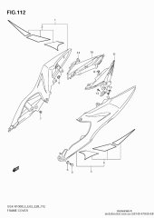 Tape set,frame gsx-r (68140-47H00-AKG)