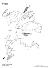 Tape,front fender lt (68155-08HC0-GTG)