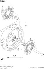Wheel,fr gsx-r600/k8 (54111-37H00-019)