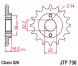 Зірка передня JT Sprockets JTF736.13