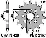 Зірка передня PBR 2157.15 JT
