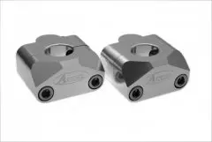 Кріплення керма ACCEL BM-01SV22/28 (22.2/28.6 мм) висота 20 мм, Срібний
