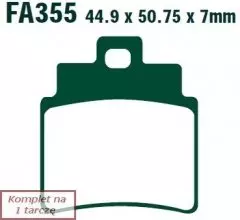 Колодки гальмівні дискові EBC SFA355/4HH