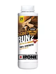 Олива моторна IPONE SCOOT RUN 2T (з ароматом полуниці) cинтетична 1л