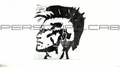 Наклейка декор HEAD PUNK