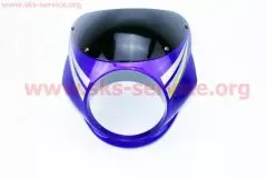 Обтічник фари круглої з вітровиком Viper-125-150J (Китай), Синій