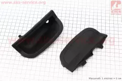 Пластик лючок масляного бака комплект 2шт Yamaha JOG APRIO (Китай)