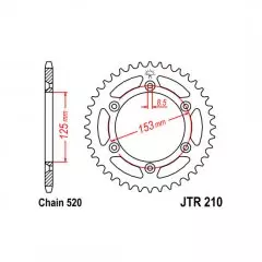 Зірка задня JT Sprockets JTR210.47