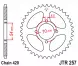 Зірка задня JT Sprockets JTR257.40