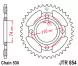Зірка задня JT Sprockets JTR854.36