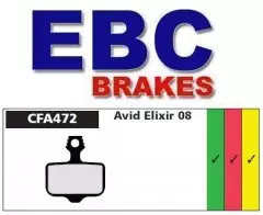 Колодки гальмівні дискові EBC CFA472