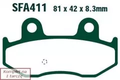Колодки гальмівні дискові EBC SFA411HH