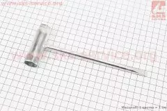 Ключ свічний для бензопили, посилений 13/19mm, L=160mm (Китай)
