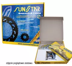 Комплект зірок та ланцюг SUNSTAR K525RTG030