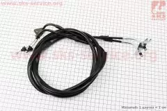 Трос газу подвійний Yamaha GEAR UA06J-4T трос 197см, кожух 188см (Mototech)