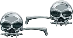 Дзеркала KURYAKYN SKULL (0640-0216), Хром