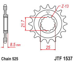 Зірка передня JT Sprockets JTF1537.19