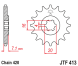 Зірка передня JT Sprockets JTF413.11