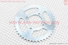 Зірка задня Loncin-JL200-10,Yamaha YBR125, RS125-428-45T-d64мм, на 4 болти X d80мм (Китай)