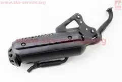 Глушник Honda DIO ZX AF34/35, LEAD AF-48, чорний, (Китай)