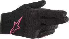 Моторукавички Alpinestars Stella S-MAX, Чорний/Рожевий, XS