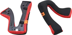 Змінні накладки на щоки до шолому Alpinestars SM5, Сірий/Червоний, L