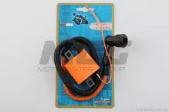 Котушка запалювання тюнінг 4T CG125/150 помаранчева з надсвічником