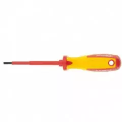 Викрутка Insulated SL4x100мм, CrMo, до 1000 В, двокомпонентна рукоятка (Matrix Professional)