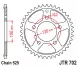 Зірка задня JT Sprockets JTR70246