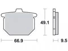 Колодки гальмівні дискові LUCAS MCB54