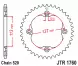 Зірка задня JT Sprockets JTR1760.37